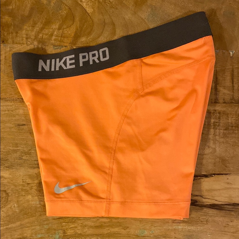 Nike Pro Peach/Coral Athletic Shorts
